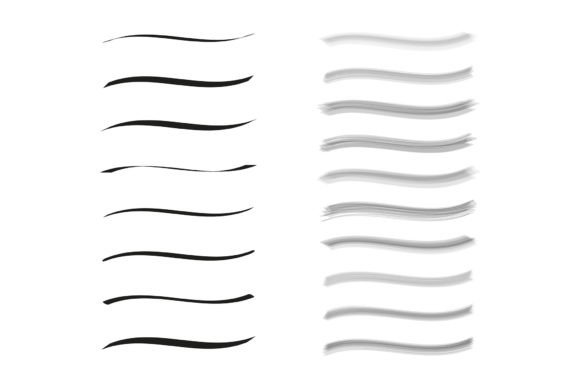 Calligraphic Bristle Brush: Elevating Digital Art with Authentic Texture
