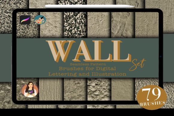 Evaluating the 79 Wall Procreate Brushes for Digital Texture Work