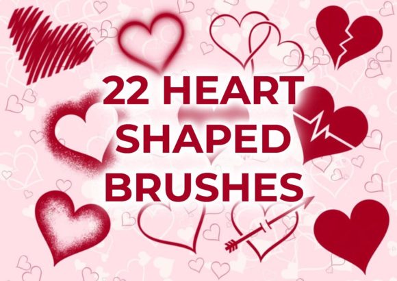 Heart Brushes - Procreate Set: Elevating Digital Romance and Design