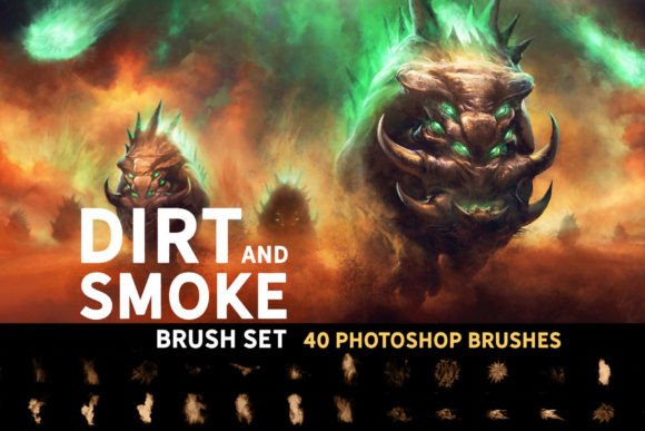 Mastering Atmospheric Textures with the Dirt and Smoke Brush Set