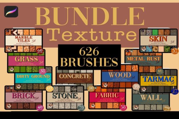 Mastering Digital Realism with the Texture Procreate Bundle