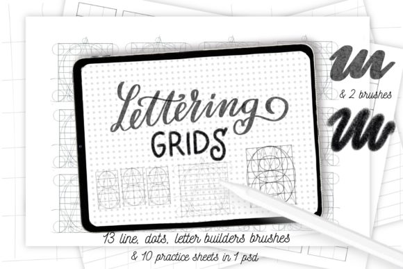 Mastering Hand-Lettered Design with the Procreate Letter Builder and Lettering Grid