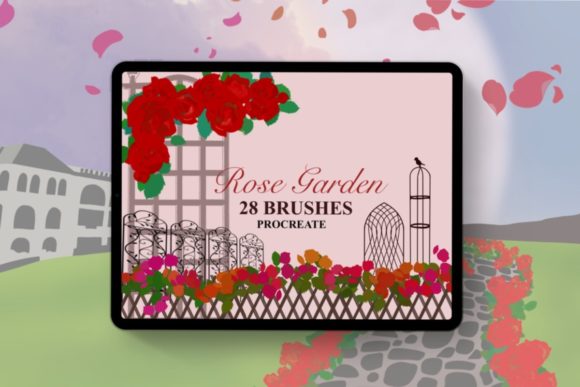 Rose Garden Brushes Procreate Kit: Streamlining Floral Design Workflows for Digital Creators