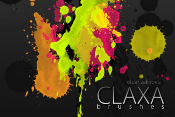 Spatter HQ and LQ Photoshop Brushes