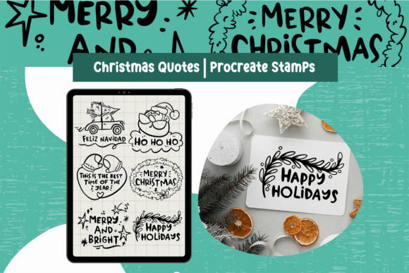 Streamlining Holiday Design Workflows with Cute Procreate Christmas Brushes