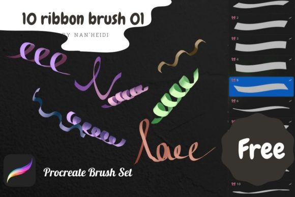 Transforming Digital Art with Ribbon Procreate Brushes