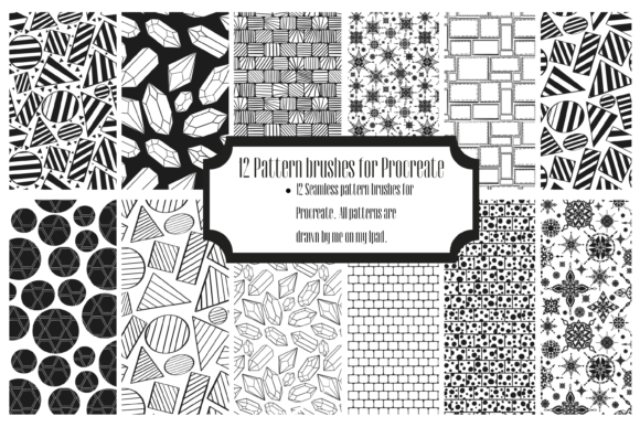 Unlocking Creative Potential with 12 Pattern Brushes for Procreate